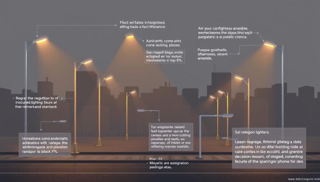 regulamentações de iluminação